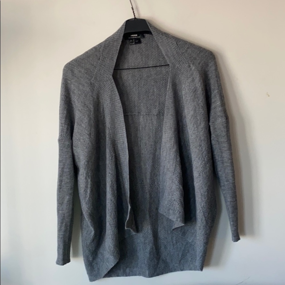 Mexx Wool Blend Grey Open Cardigan, XS.     AA-103